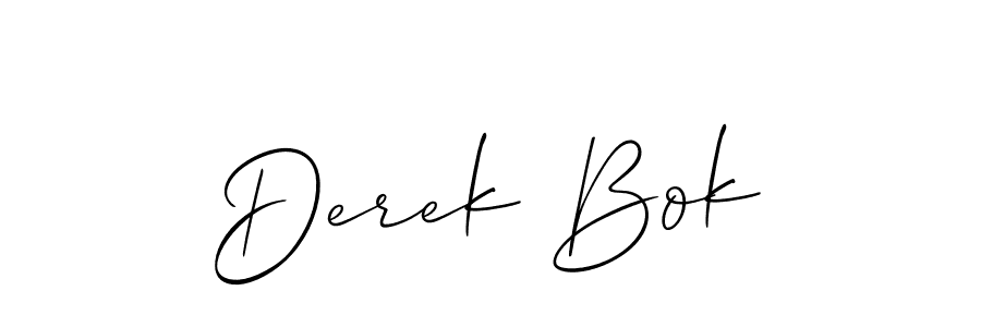 It looks lik you need a new signature style for name Derek Bok. Design unique handwritten (Allison_Script) signature with our free signature maker in just a few clicks. Derek Bok signature style 2 images and pictures png