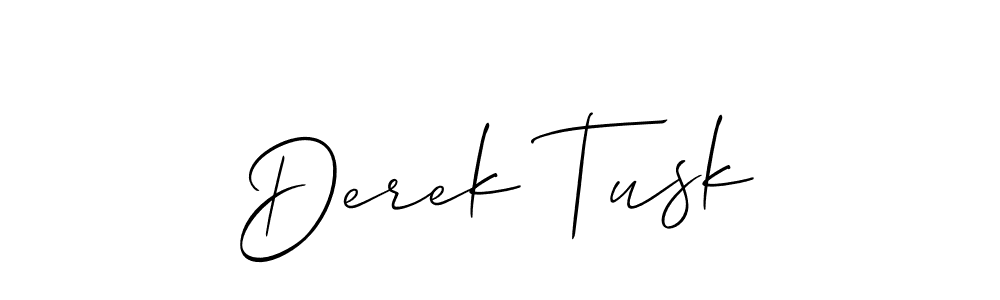 Similarly Allison_Script is the best handwritten signature design. Signature creator online .You can use it as an online autograph creator for name Derek Tusk. Derek Tusk signature style 2 images and pictures png