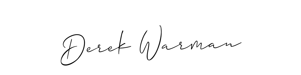 Design your own signature with our free online signature maker. With this signature software, you can create a handwritten (Allison_Script) signature for name Derek Warman. Derek Warman signature style 2 images and pictures png