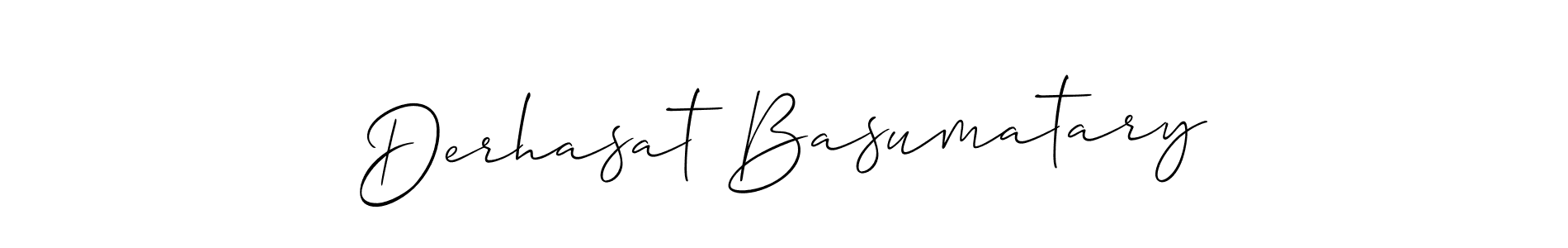 Use a signature maker to create a handwritten signature online. With this signature software, you can design (Allison_Script) your own signature for name Derhasat Basumatary. Derhasat Basumatary signature style 2 images and pictures png