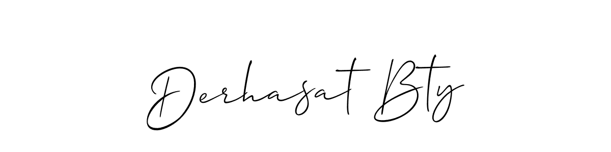 Make a beautiful signature design for name Derhasat Bty. Use this online signature maker to create a handwritten signature for free. Derhasat Bty signature style 2 images and pictures png
