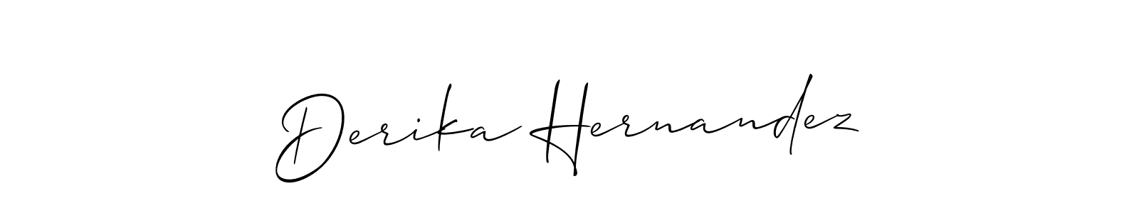 You can use this online signature creator to create a handwritten signature for the name Derika Hernandez. This is the best online autograph maker. Derika Hernandez signature style 2 images and pictures png