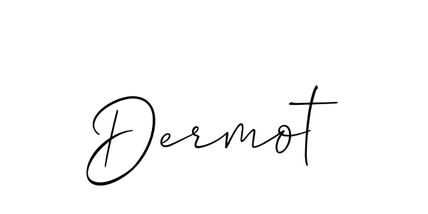 Also we have Dermot name is the best signature style. Create professional handwritten signature collection using Allison_Script autograph style. Dermot signature style 2 images and pictures png