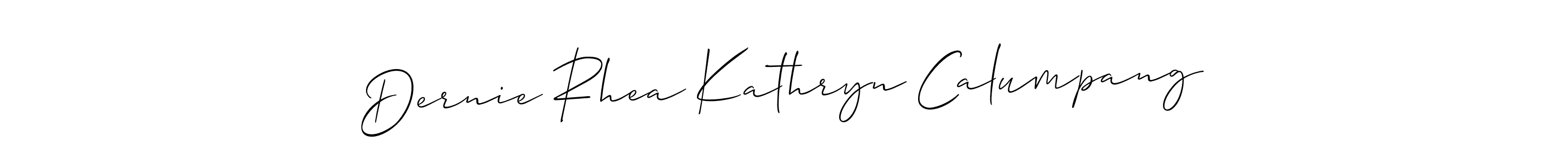 Check out images of Autograph of Dernie Rhea Kathryn Calumpang name. Actor Dernie Rhea Kathryn Calumpang Signature Style. Allison_Script is a professional sign style online. Dernie Rhea Kathryn Calumpang signature style 2 images and pictures png