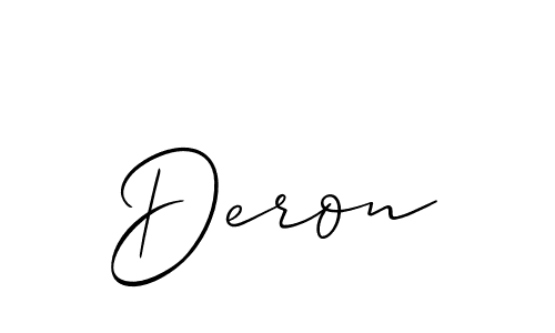 Make a short Deron signature style. Manage your documents anywhere anytime using Allison_Script. Create and add eSignatures, submit forms, share and send files easily. Deron signature style 2 images and pictures png