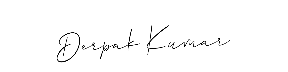 Once you've used our free online signature maker to create your best signature Allison_Script style, it's time to enjoy all of the benefits that Derpak Kumar name signing documents. Derpak Kumar signature style 2 images and pictures png