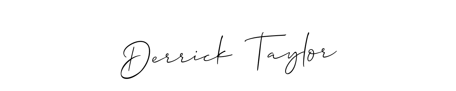 Once you've used our free online signature maker to create your best signature Allison_Script style, it's time to enjoy all of the benefits that Derrick  Taylor name signing documents. Derrick  Taylor signature style 2 images and pictures png