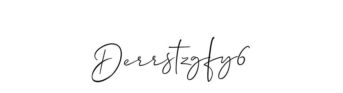 Also You can easily find your signature by using the search form. We will create Derrstzgfy6 name handwritten signature images for you free of cost using Allison_Script sign style. Derrstzgfy6 signature style 2 images and pictures png
