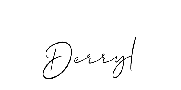 Allison_Script is a professional signature style that is perfect for those who want to add a touch of class to their signature. It is also a great choice for those who want to make their signature more unique. Get Derryl name to fancy signature for free. Derryl signature style 2 images and pictures png