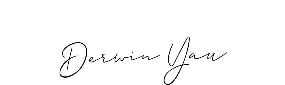if you are searching for the best signature style for your name Derwin Yau. so please give up your signature search. here we have designed multiple signature styles  using Allison_Script. Derwin Yau signature style 2 images and pictures png