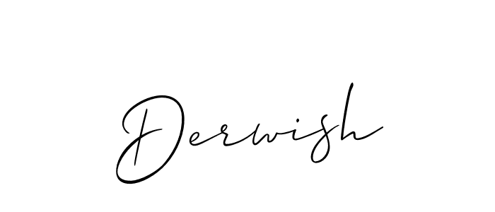Also we have Derwish name is the best signature style. Create professional handwritten signature collection using Allison_Script autograph style. Derwish signature style 2 images and pictures png