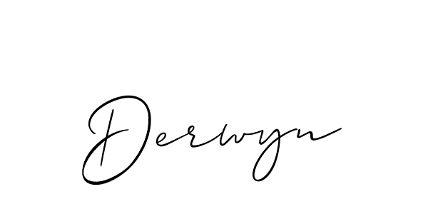 Once you've used our free online signature maker to create your best signature Allison_Script style, it's time to enjoy all of the benefits that Derwyn name signing documents. Derwyn signature style 2 images and pictures png