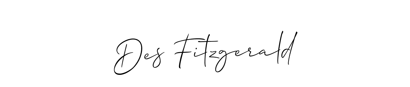 Here are the top 10 professional signature styles for the name Des Fitzgerald. These are the best autograph styles you can use for your name. Des Fitzgerald signature style 2 images and pictures png