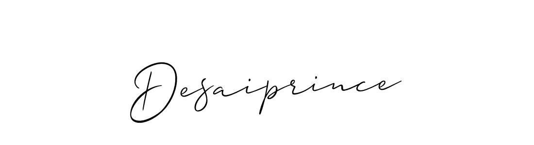 Create a beautiful signature design for name Desaiprince. With this signature (Allison_Script) fonts, you can make a handwritten signature for free. Desaiprince signature style 2 images and pictures png