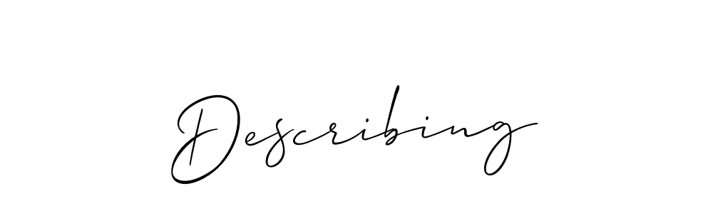 This is the best signature style for the Describing name. Also you like these signature font (Allison_Script). Mix name signature. Describing signature style 2 images and pictures png