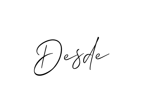 This is the best signature style for the Desde name. Also you like these signature font (Allison_Script). Mix name signature. Desde signature style 2 images and pictures png
