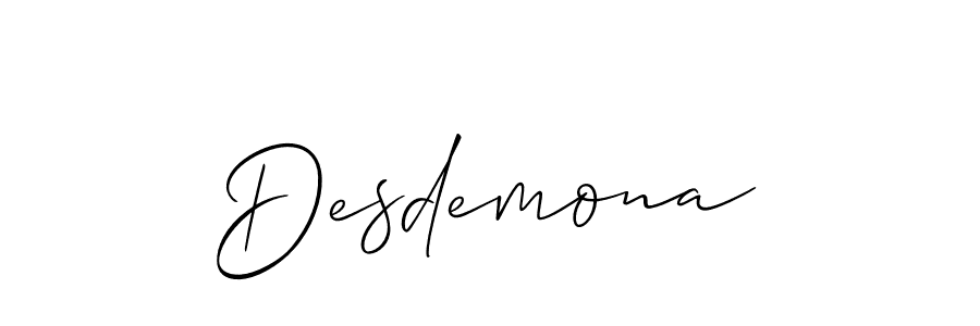 How to make Desdemona signature? Allison_Script is a professional autograph style. Create handwritten signature for Desdemona name. Desdemona signature style 2 images and pictures png