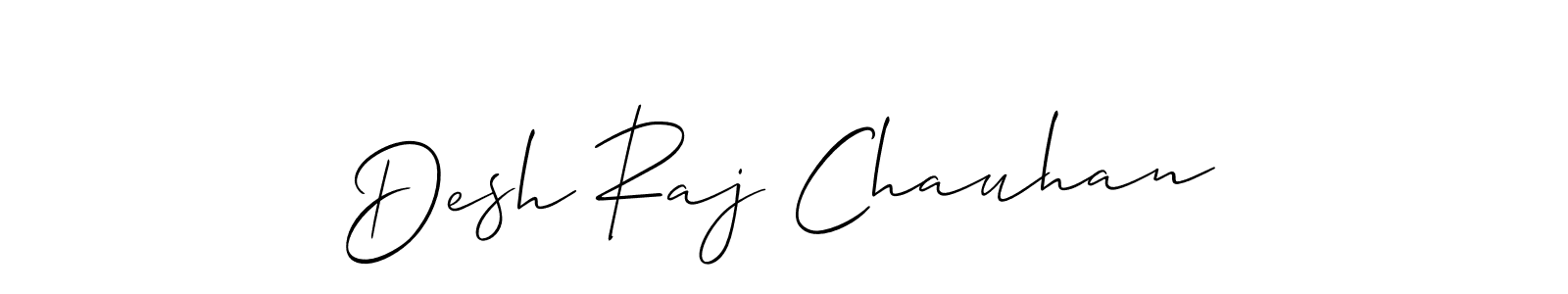 Also You can easily find your signature by using the search form. We will create Desh Raj Chauhan name handwritten signature images for you free of cost using Allison_Script sign style. Desh Raj Chauhan signature style 2 images and pictures png