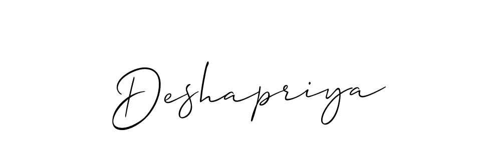 How to Draw Deshapriya signature style? Allison_Script is a latest design signature styles for name Deshapriya. Deshapriya signature style 2 images and pictures png