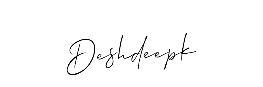 if you are searching for the best signature style for your name Deshdeepk. so please give up your signature search. here we have designed multiple signature styles  using Allison_Script. Deshdeepk signature style 2 images and pictures png