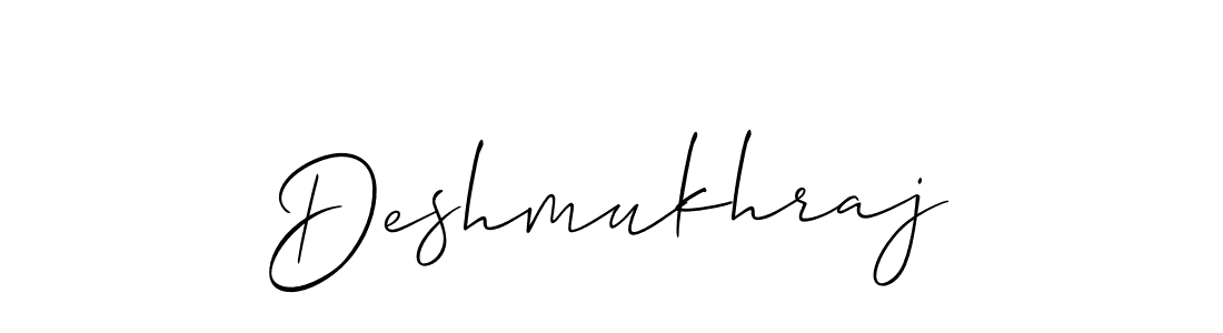 Allison_Script is a professional signature style that is perfect for those who want to add a touch of class to their signature. It is also a great choice for those who want to make their signature more unique. Get Deshmukhraj name to fancy signature for free. Deshmukhraj signature style 2 images and pictures png