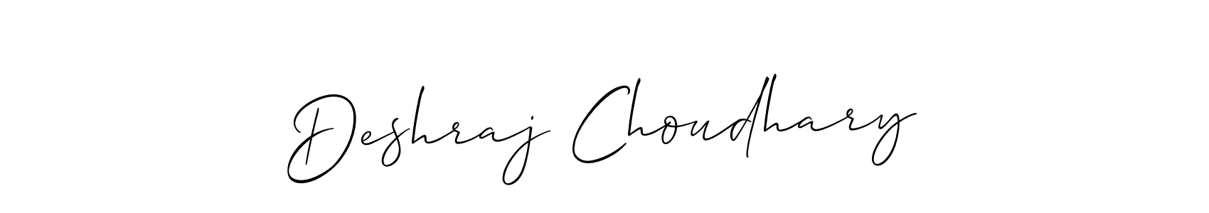 Create a beautiful signature design for name Deshraj Choudhary. With this signature (Allison_Script) fonts, you can make a handwritten signature for free. Deshraj Choudhary signature style 2 images and pictures png