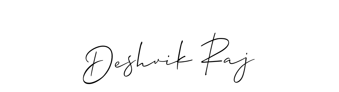 You can use this online signature creator to create a handwritten signature for the name Deshvik Raj. This is the best online autograph maker. Deshvik Raj signature style 2 images and pictures png