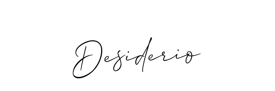 Create a beautiful signature design for name Desiderio. With this signature (Allison_Script) fonts, you can make a handwritten signature for free. Desiderio signature style 2 images and pictures png