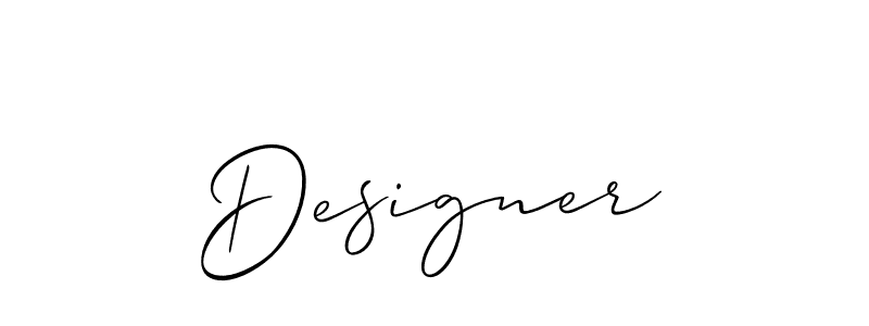 How to make Designer name signature. Use Allison_Script style for creating short signs online. This is the latest handwritten sign. Designer signature style 2 images and pictures png