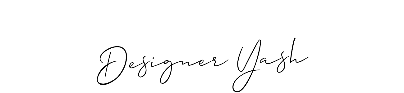 You can use this online signature creator to create a handwritten signature for the name Designer Yash. This is the best online autograph maker. Designer Yash signature style 2 images and pictures png