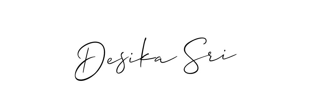 You can use this online signature creator to create a handwritten signature for the name Desika Sri. This is the best online autograph maker. Desika Sri signature style 2 images and pictures png