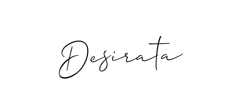 You can use this online signature creator to create a handwritten signature for the name Desirata. This is the best online autograph maker. Desirata signature style 2 images and pictures png