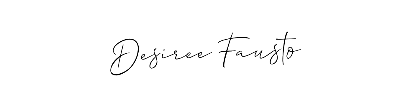 Make a beautiful signature design for name Desiree Fausto. Use this online signature maker to create a handwritten signature for free. Desiree Fausto signature style 2 images and pictures png