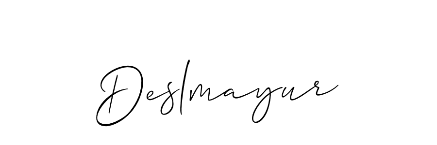 Once you've used our free online signature maker to create your best signature Allison_Script style, it's time to enjoy all of the benefits that Deslmayur name signing documents. Deslmayur signature style 2 images and pictures png