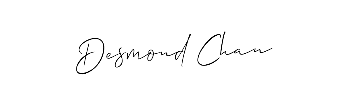 Once you've used our free online signature maker to create your best signature Allison_Script style, it's time to enjoy all of the benefits that Desmond Chan name signing documents. Desmond Chan signature style 2 images and pictures png