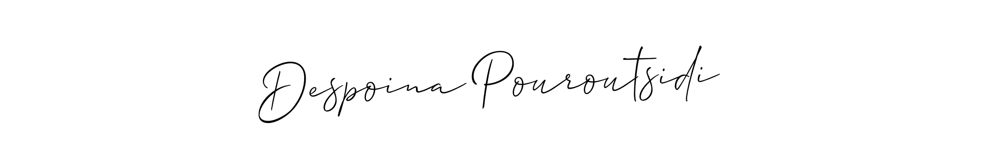Make a short Despoina Pouroutsidi signature style. Manage your documents anywhere anytime using Allison_Script. Create and add eSignatures, submit forms, share and send files easily. Despoina Pouroutsidi signature style 2 images and pictures png