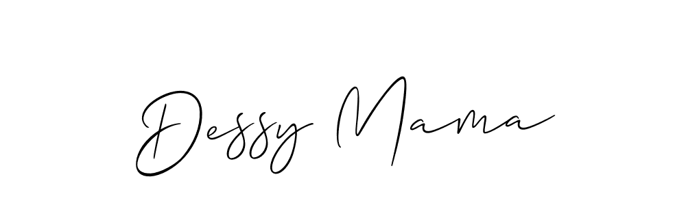 How to make Dessy Mama name signature. Use Allison_Script style for creating short signs online. This is the latest handwritten sign. Dessy Mama signature style 2 images and pictures png