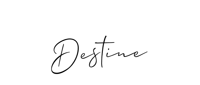 Similarly Allison_Script is the best handwritten signature design. Signature creator online .You can use it as an online autograph creator for name Destine. Destine signature style 2 images and pictures png