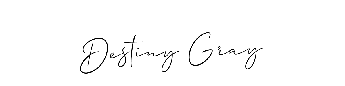 You should practise on your own different ways (Allison_Script) to write your name (Destiny Gray) in signature. don't let someone else do it for you. Destiny Gray signature style 2 images and pictures png