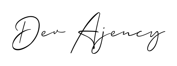 You should practise on your own different ways (Allison_Script) to write your name (Dev Ajency) in signature. Don't let someone else do it for you. Dev Ajency signature style 2 images and pictures png