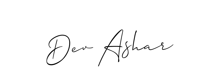 Make a beautiful signature design for name Dev Ashar. Use this online signature maker to create a handwritten signature for free. Dev Ashar signature style 2 images and pictures png