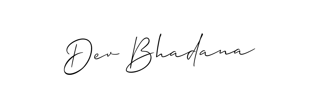 Make a beautiful signature design for name Dev Bhadana. Use this online signature maker to create a handwritten signature for free. Dev Bhadana signature style 2 images and pictures png