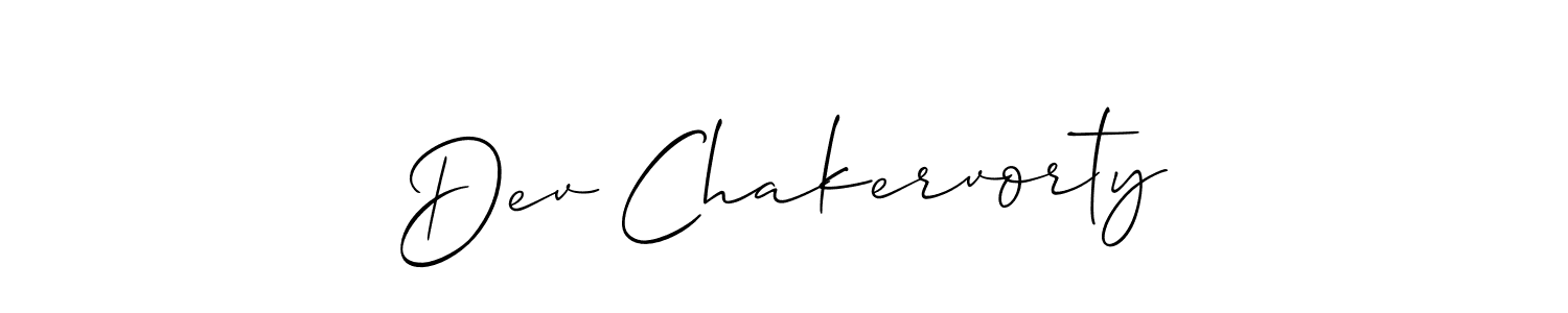 You can use this online signature creator to create a handwritten signature for the name Dev Chakervorty. This is the best online autograph maker. Dev Chakervorty signature style 2 images and pictures png