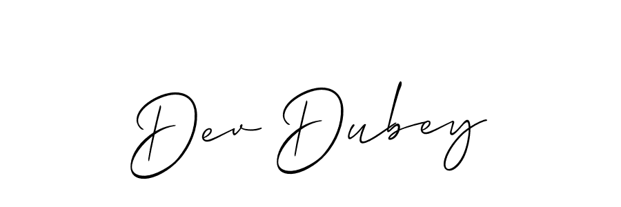 You can use this online signature creator to create a handwritten signature for the name Dev Dubey. This is the best online autograph maker. Dev Dubey signature style 2 images and pictures png