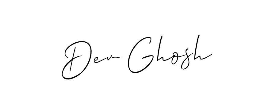 This is the best signature style for the Dev Ghosh name. Also you like these signature font (Allison_Script). Mix name signature. Dev Ghosh signature style 2 images and pictures png