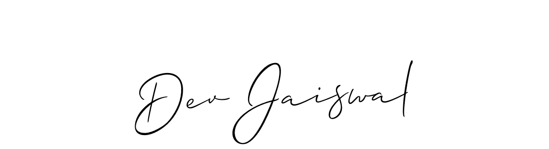 Once you've used our free online signature maker to create your best signature Allison_Script style, it's time to enjoy all of the benefits that Dev Jaiswal name signing documents. Dev Jaiswal signature style 2 images and pictures png