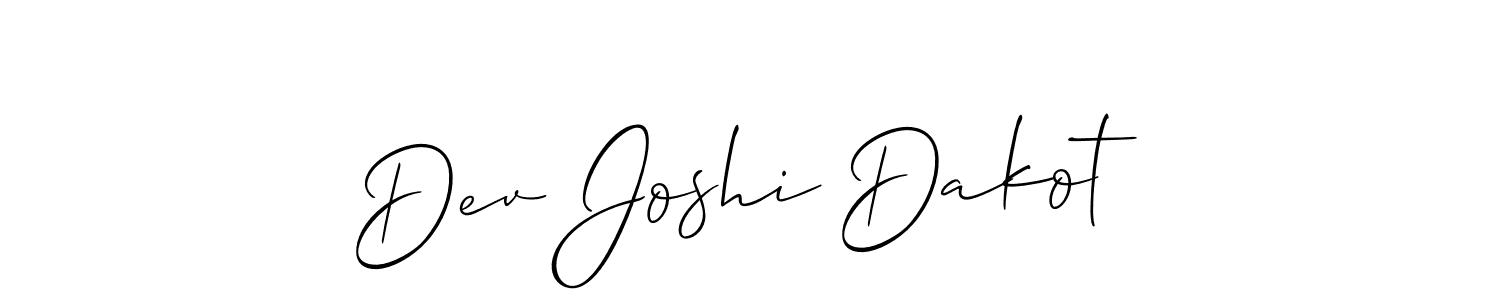 Here are the top 10 professional signature styles for the name Dev Joshi Dakot. These are the best autograph styles you can use for your name. Dev Joshi Dakot signature style 2 images and pictures png