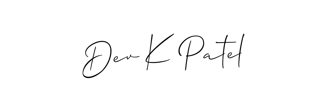 Once you've used our free online signature maker to create your best signature Allison_Script style, it's time to enjoy all of the benefits that Dev K Patel name signing documents. Dev K Patel signature style 2 images and pictures png