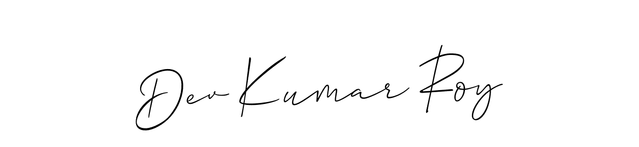 Make a short Dev Kumar Roy signature style. Manage your documents anywhere anytime using Allison_Script. Create and add eSignatures, submit forms, share and send files easily. Dev Kumar Roy signature style 2 images and pictures png