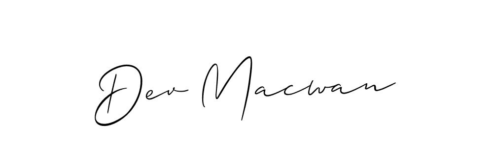 Check out images of Autograph of Dev Macwan name. Actor Dev Macwan Signature Style. Allison_Script is a professional sign style online. Dev Macwan signature style 2 images and pictures png